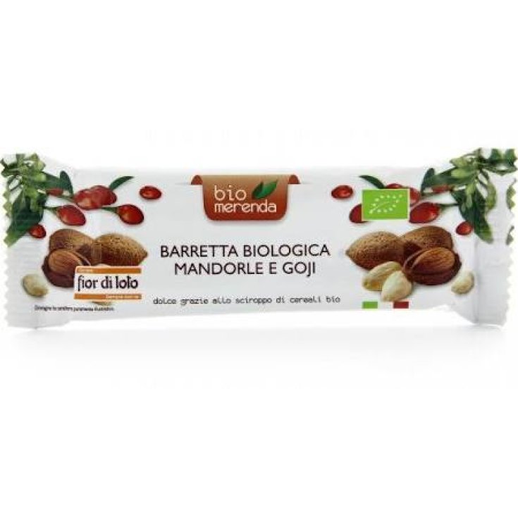 Il Fior Di Loto Organic Almond And Goji Bar 30g