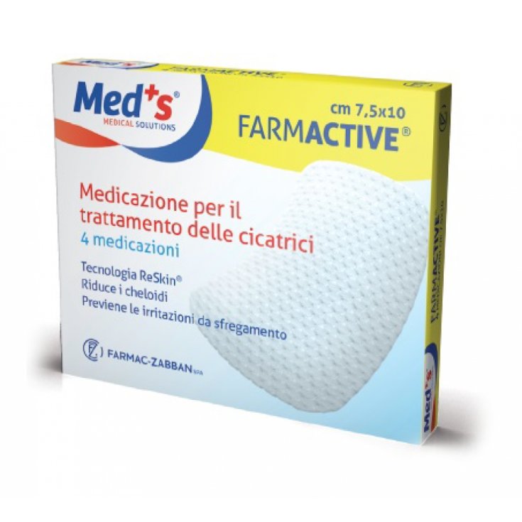 Med's Farmactive Scars 7,5x10 4 Pieces