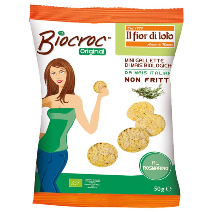 Biocroc Mini Corn Cakes With Rosemary Gluten Free 40g