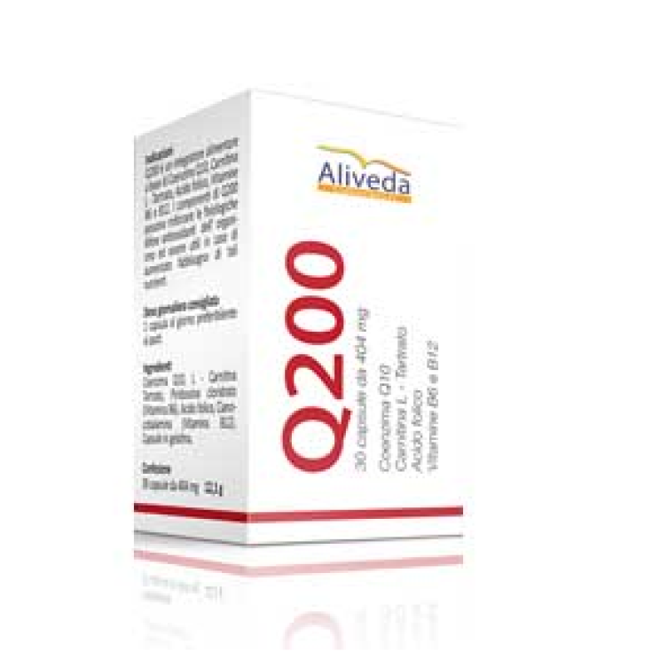 Aliveda Q200 Laboratories Food Supplement 30 Capsules 13.2g