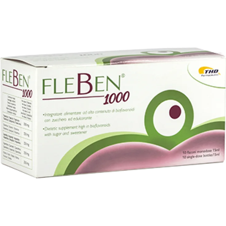Thd Fleben 1000 Food Supplement 10 Bottles Of 15ml