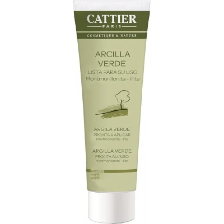 Cattier Paris Green Clay Ready to Use In Mini 100ml Tube
