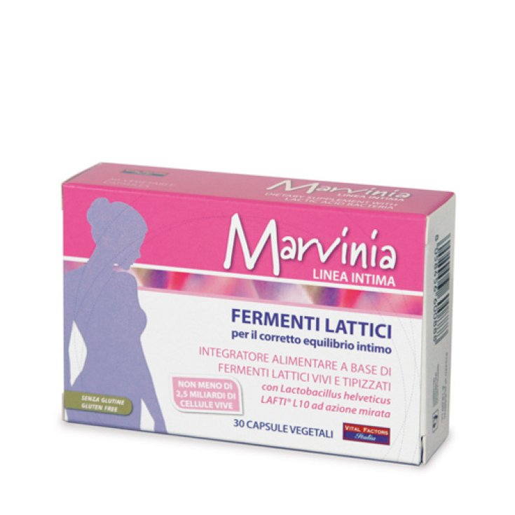 Marvinia Lactic Ferments Food Supplement 30 Capsules
