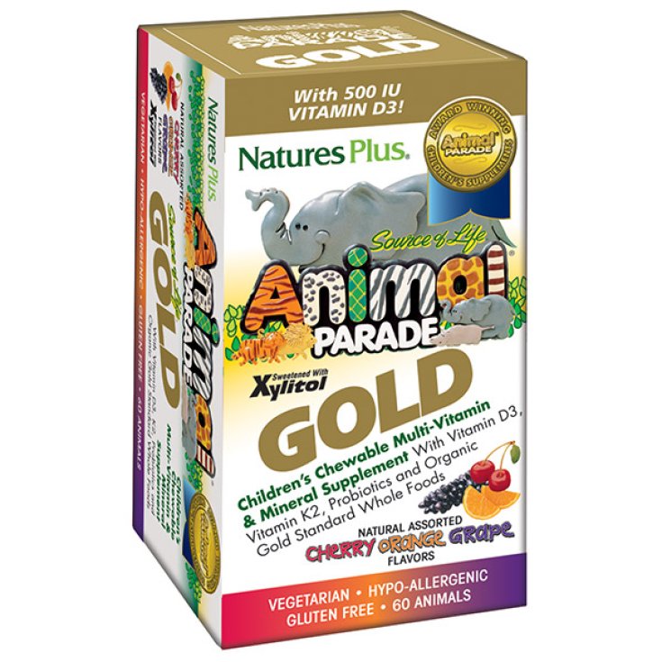 Natures Plus Animal Parade Gold Assorted Candies 60 Pieces