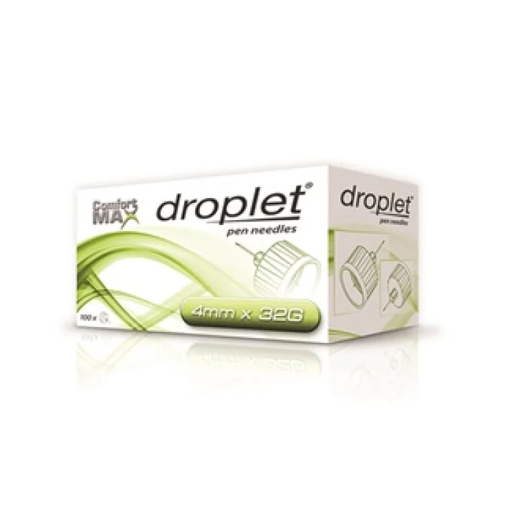Droplet Pen Needles 4mmx32G 100 Pieces Droplet Pen Needles