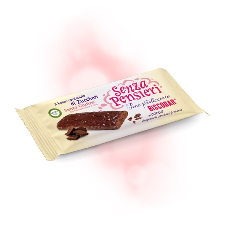 Without Thoughts Biscobar Cocoa Bar Covered With Dark Chocolate Gluten Free 25g