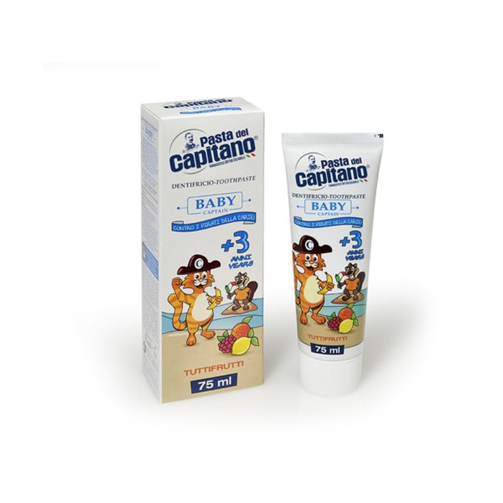 Pharmaceuticals Doctor Ciccarelli Pasta Del Capitano Toothpaste Baby + 3 Years Taste Tuttifrutti 75ml