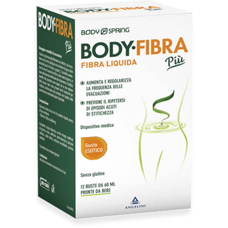 Body Spring Body Fiber More Exotic Taste Gluten Free 12 Sachets of 60ml