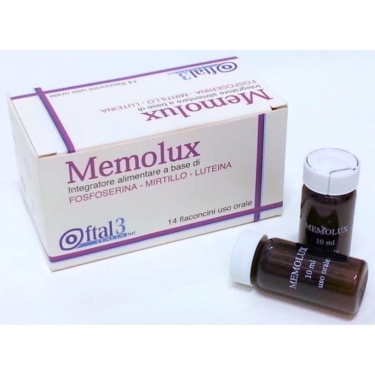 Memolux Food Supplement 14 Vials Of 10ml