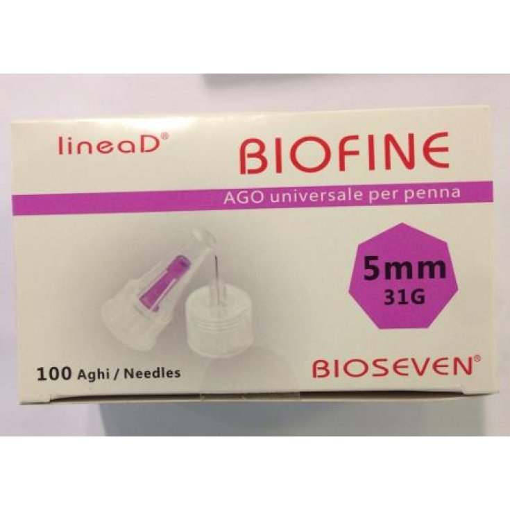 LineaD Biofine Universal Needle for Pen 5mm 31G 100 Needles