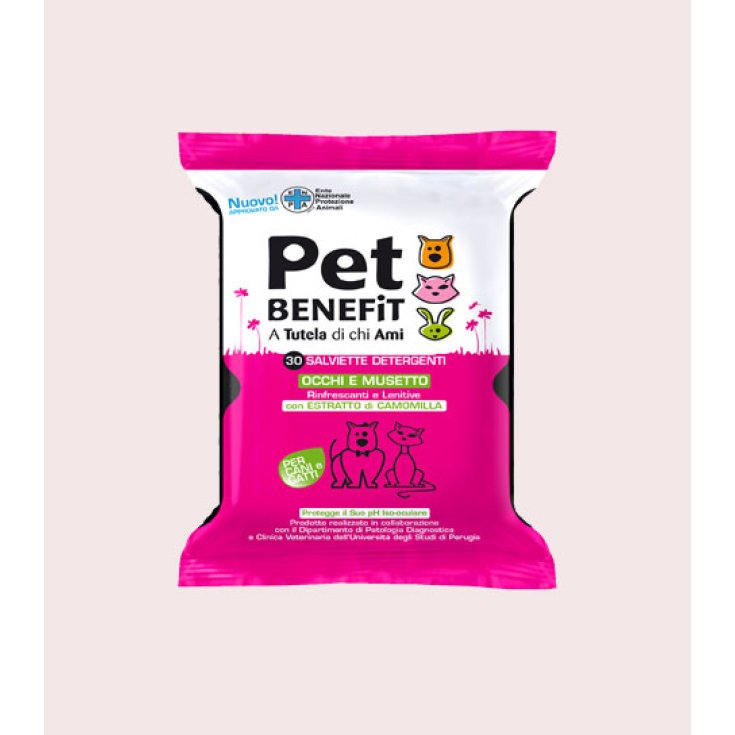 Pet Benefit Eye And Face Cleansing Wipes 30 Pieces