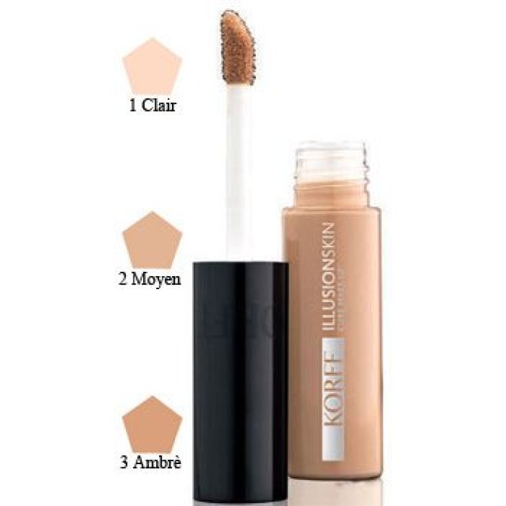 Korff Make Up Illusionskin Nude Effect Uniforming Corrector 01 Shade 03 Amber '6,5ml