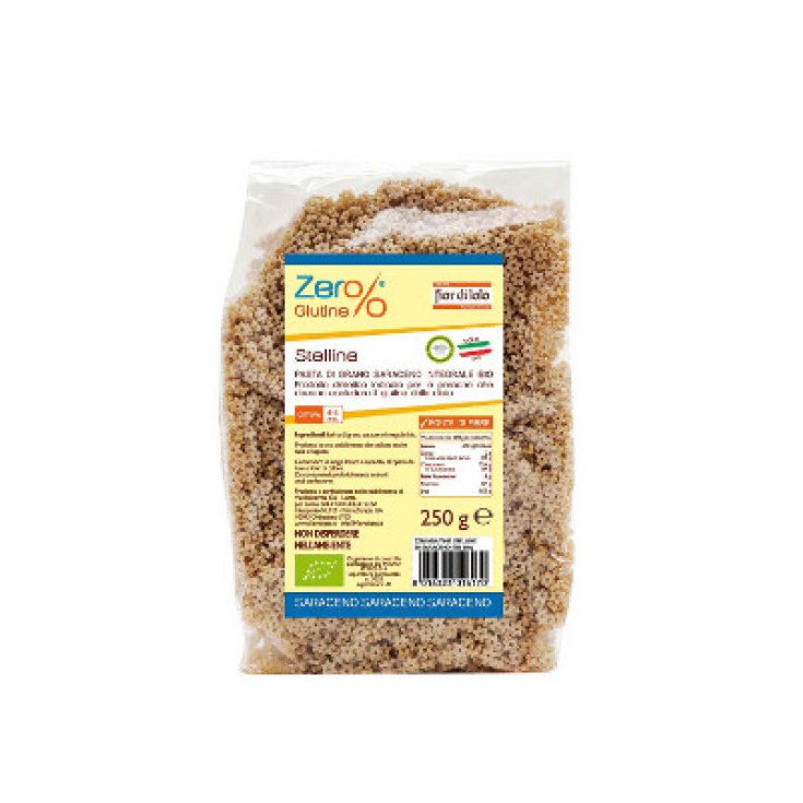 Il Fior Di Loto Zero% Gluten Organic Gluten Free Buckwheat Stars 250g