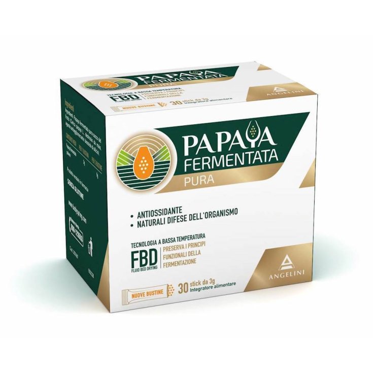 Angelini Papaya Fermented Pure Food Supplement 30 Sticks of 3g
