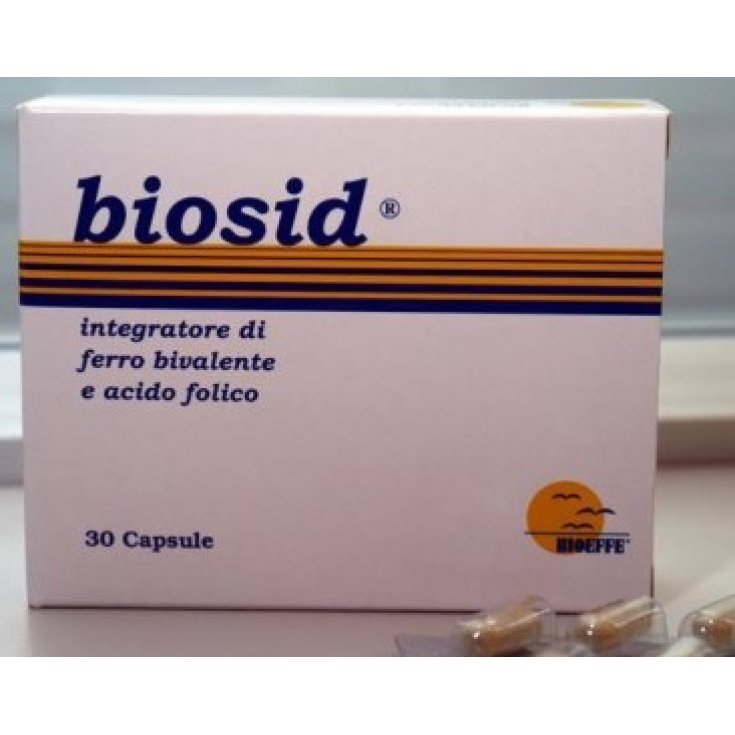 Biosid Supplement Of Bivalent Iron And Folic Acid 30 Capsules