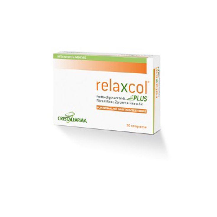 Cristalfarma Relaxcol Plus Food Supplement 30 Tablets