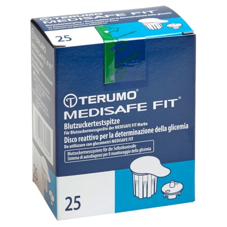 Terumo Medisafe Fit Reactive Disc For The Determination Of Glycemia 25 Tests