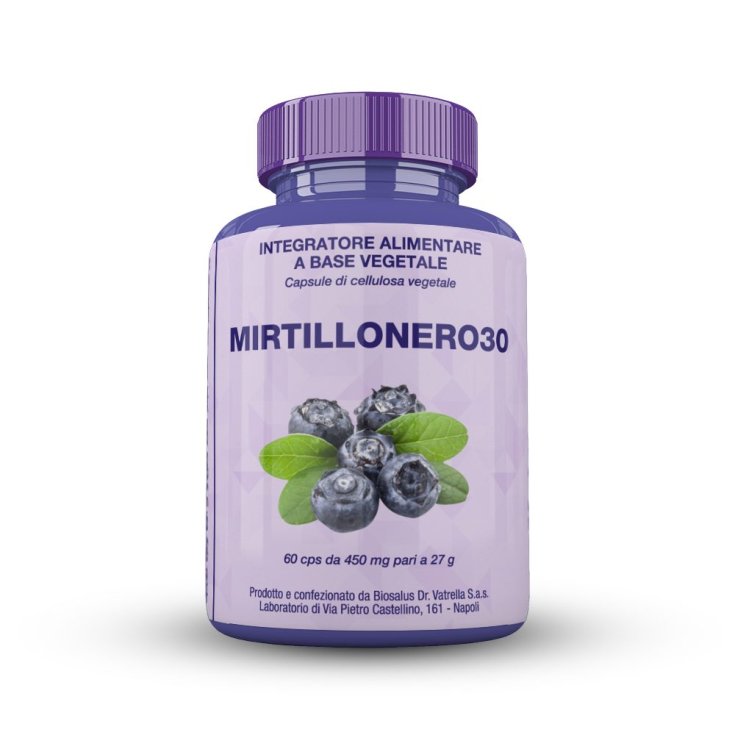 Biosalus® Mirtillonero30 Food Supplement 60 Capsules