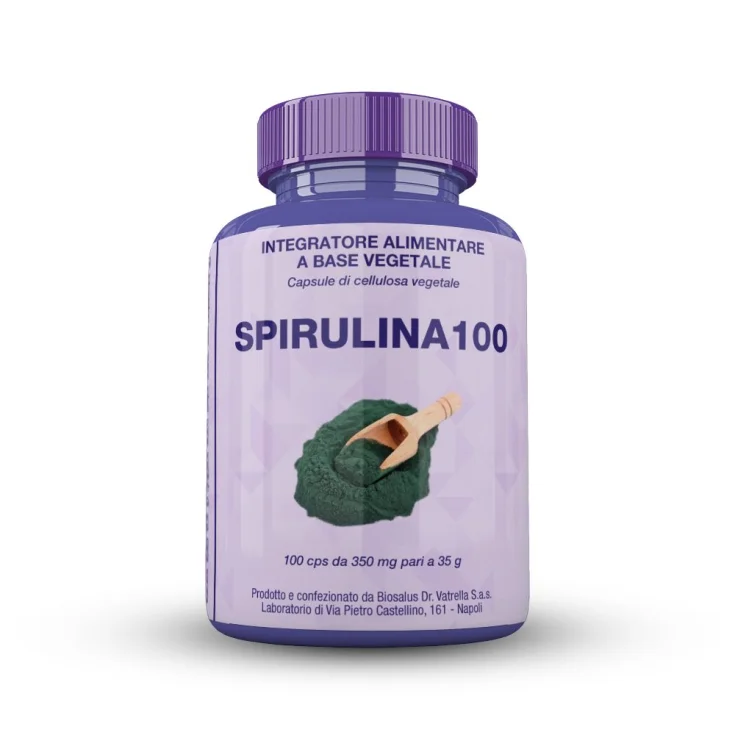 Biosalus® Spirulina100 Food Supplement 100 Capsules