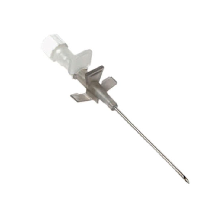 2-Way G16 Cannula Needle With Gray Wings
