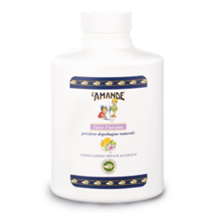 L'Amande Marseille Very Fine Talc Mallow And Calendula 200g