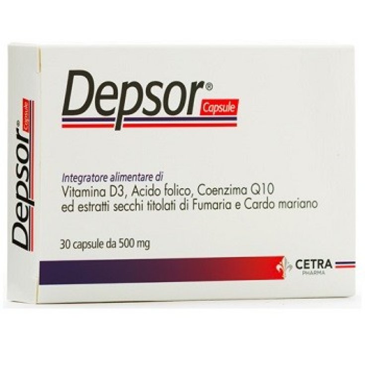 Depsor Food Supplement 30 Capsules 500mg
