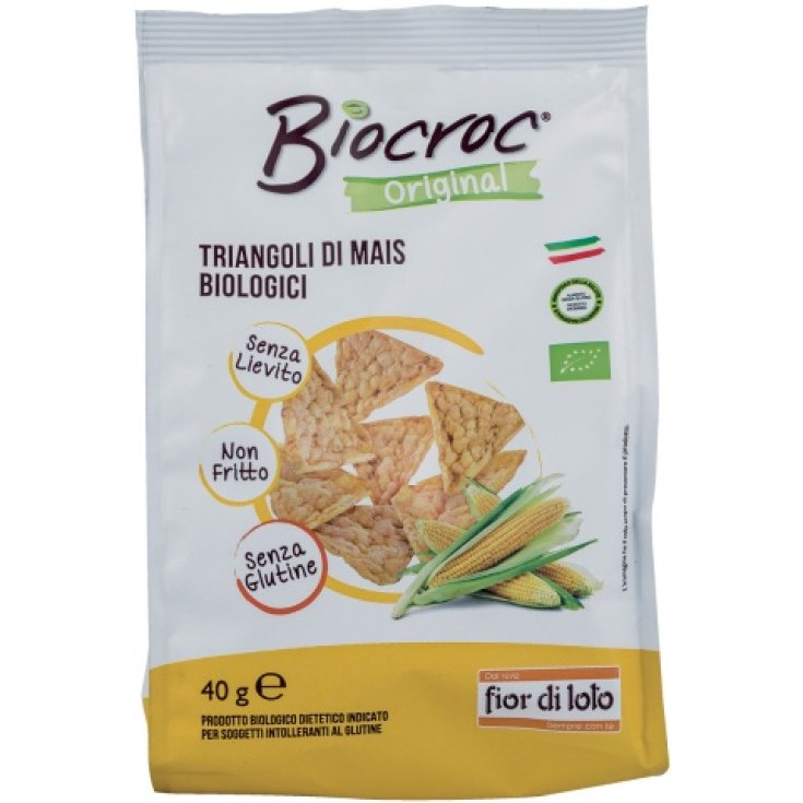 Biocroc Triangles Of Organic Gluten Free Corn 40g
