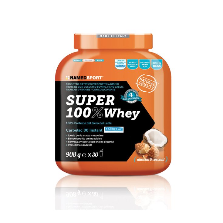 Named Sport Super 100% Whey Food Supplement White Choco & Strawberry 908g