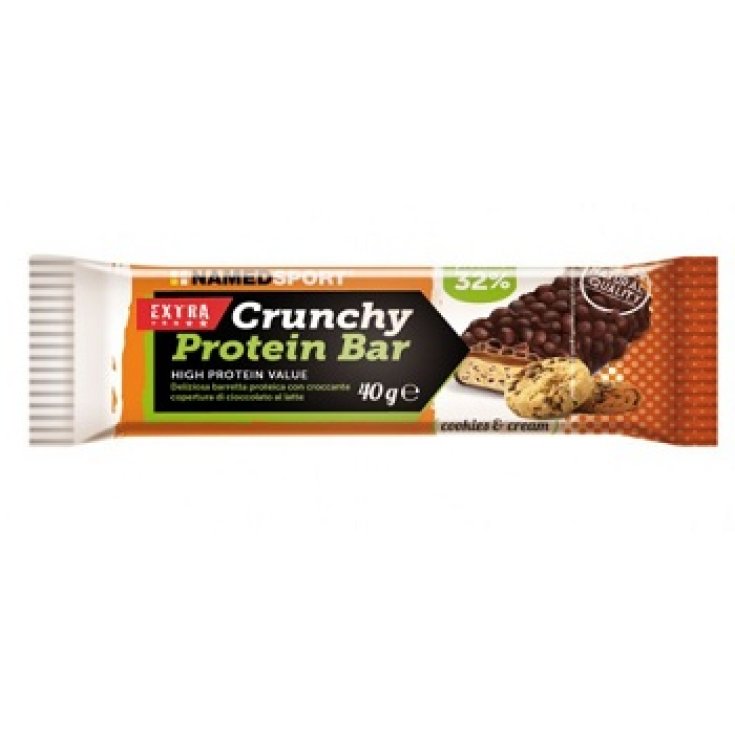 Named Crunchy Protein Bar Taste Cookies & Cream 40g