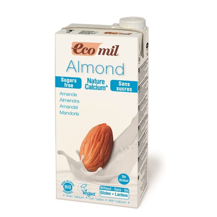 Nutriops Ecomil Almond Nature Calcium Sin Azucar 1l