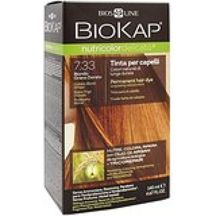 Biokap Nutricolor Delicate Hair Color Shade 7.33 Gold Blonde