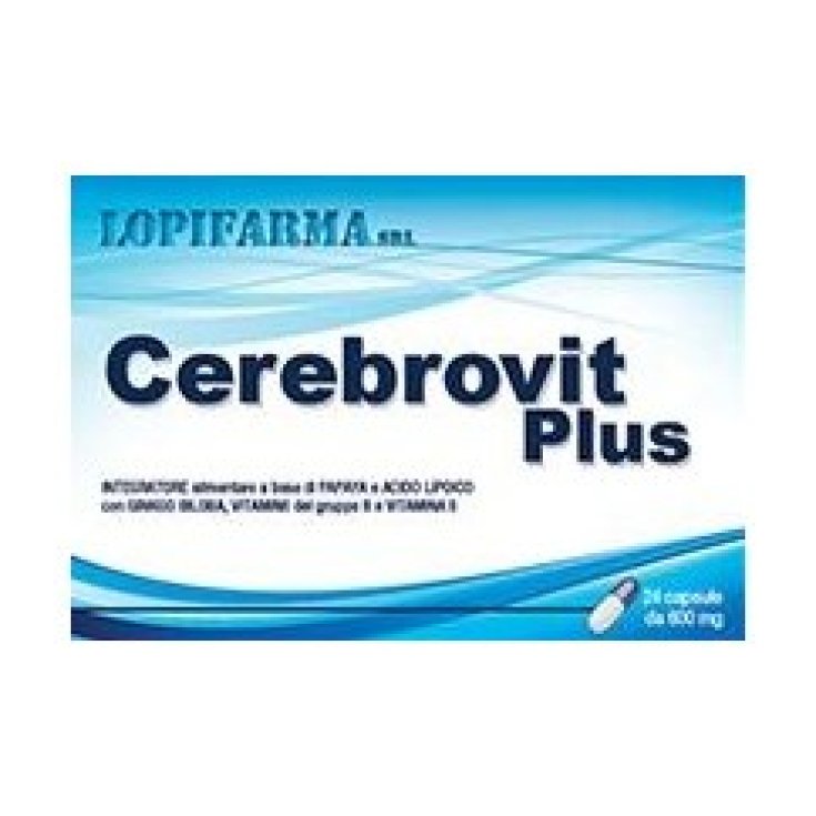 Cerebrovit Plus Food Supplement 24 Capsules
