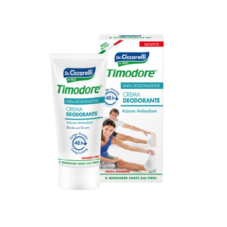 Doctor Ciccarelli Timodore Deodorant Cream 48 H Anti-sweat Action Deodorization Line 50ml