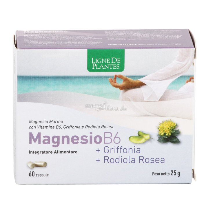 Magnesium B6 Griffonia Rodiola Food Supplement 60 Capsules