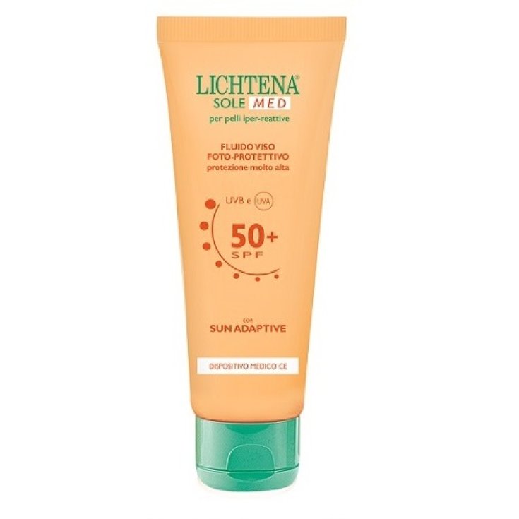 Lichtena Med Fluid SPF 50+ Face Sun Cream Hyper Reactive Skin 50ml Lichtena Med Fluid SPF 50+ Face Sun Cream Hyper Reactive Skin 50ml