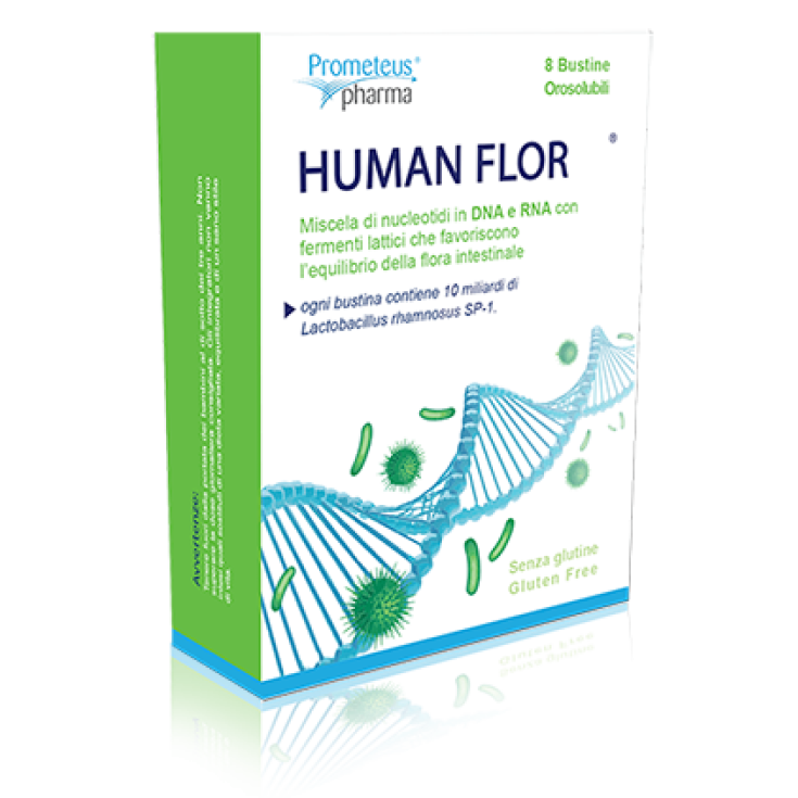 Prometeus Human Flor Food Supplement 8 Sachets Of 12g