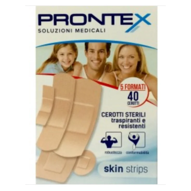 Safety Prontex Skin Strips 40 Assorted Patches