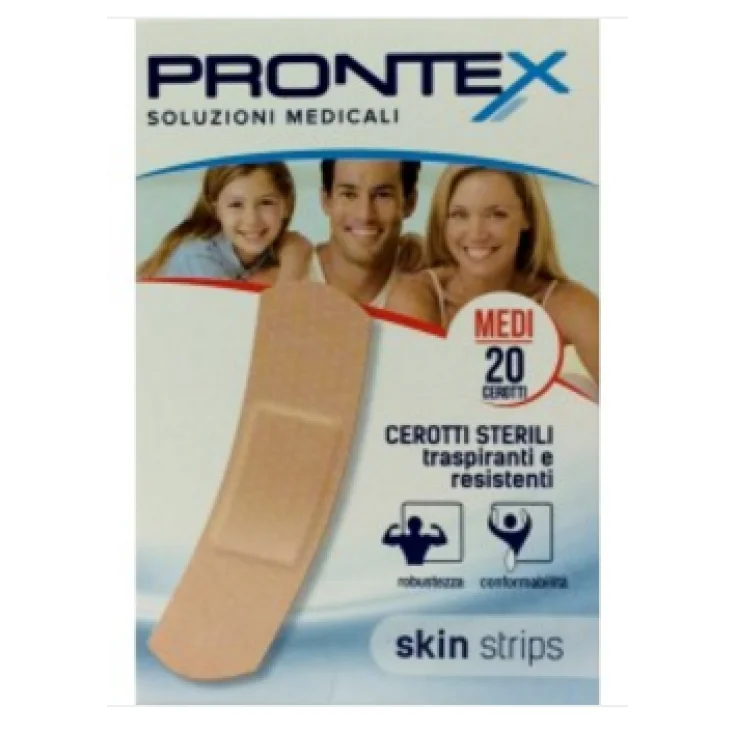 Safety Prontex Skin Strips 20 Medium Patches