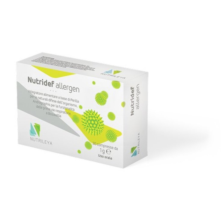 Nutrileya Nutridef Allergen Food Supplement 30 Tablets