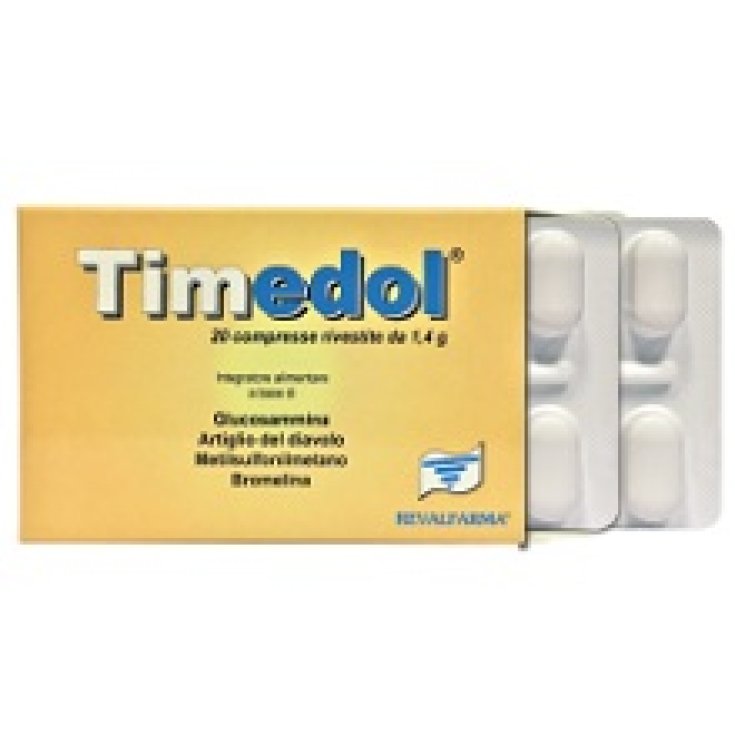 Timedol Food Supplement 20 Coated Tablets