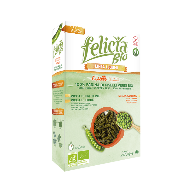 Felicia Bio Fusilli With Organic Green Peas 250g