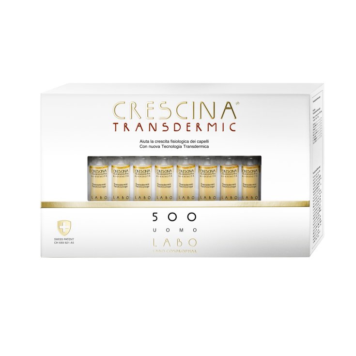 Labo Crescina Transdermic Re-Growth 500 Man 20 Ampoules