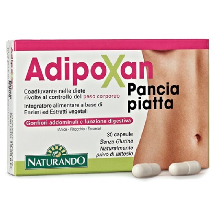 Adipoxan Flat Belly Food Supplement 30 Tablets