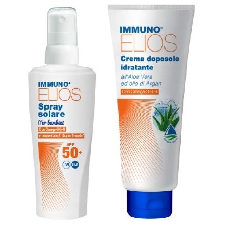 Immuno Elios Children's Sun Spray SPF50 + and Morgan Pharma After Sun Cream