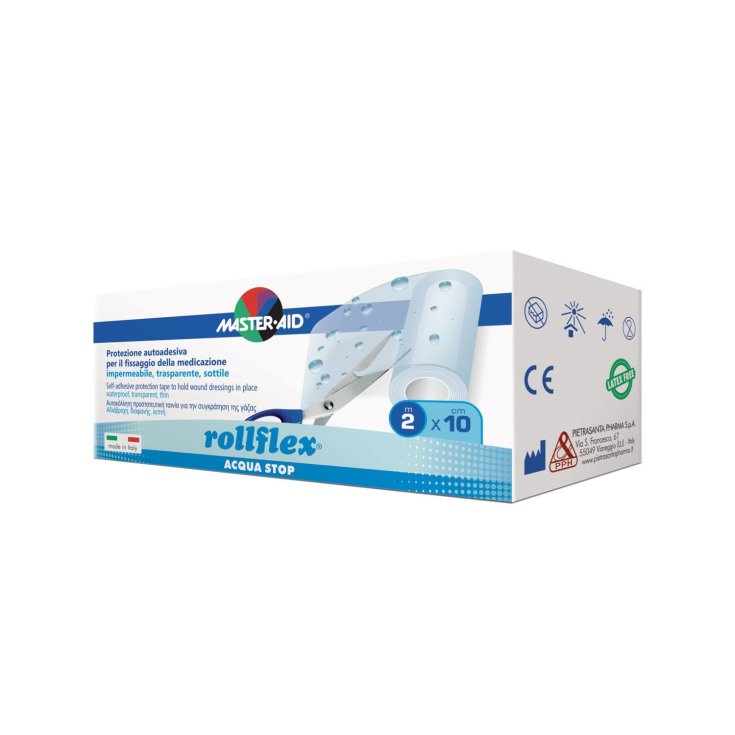 Master-Aid® Rollflex® Acqua-Stop Self-Adhesive Protection m 10 x 10 cm