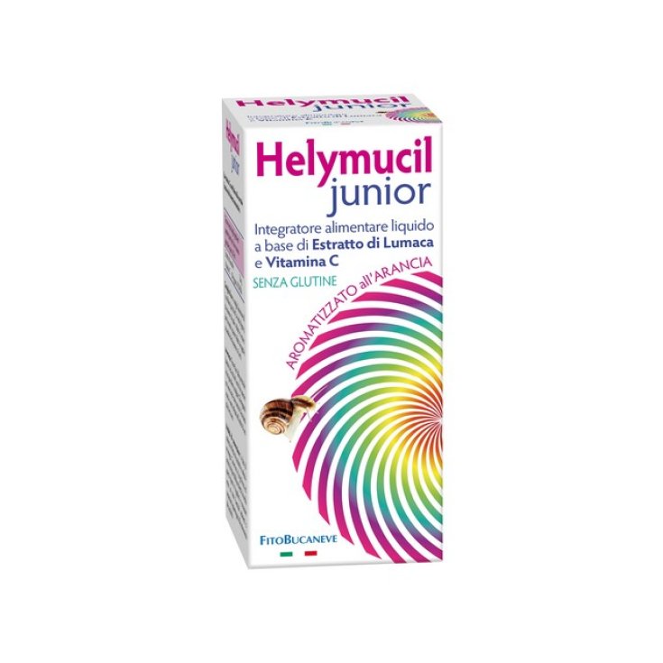 Fitobucaneve Helymucil Snail Slime Syrup Children Food Supplement Gluten Free 150ml