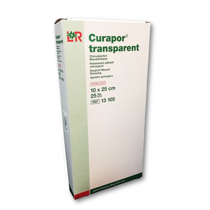 L&R Curapor Sterile Patch 10x25cm 50 Pieces