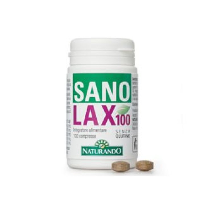 Naturando Sanolax Food Supplement Gluten Free 100 Tablets
