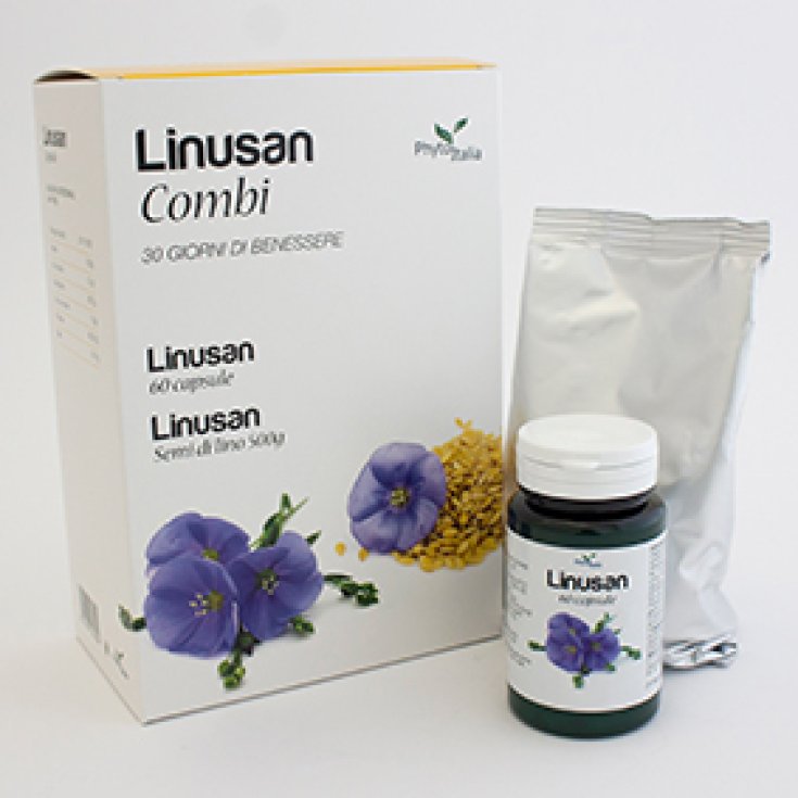 Phytoitalia Linusan Combi Food Supplement 30 Capsules + 23g Powder