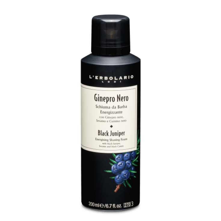 L'Erbolario Ginepro Nero Energizing Shaving Foam 200ml